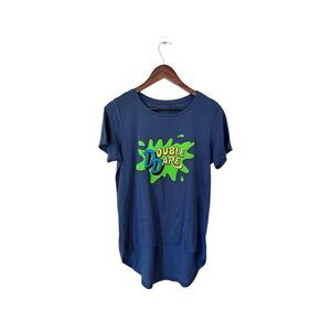 Nickelodeon blue double Dare women’s T-shirt
